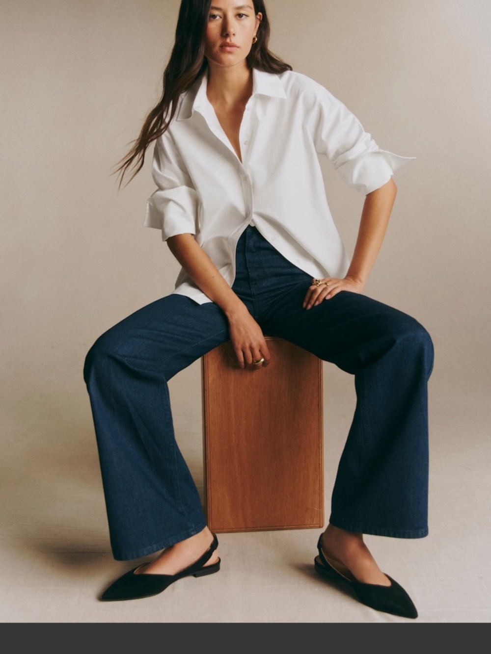 Sezane Marilis button down shirt